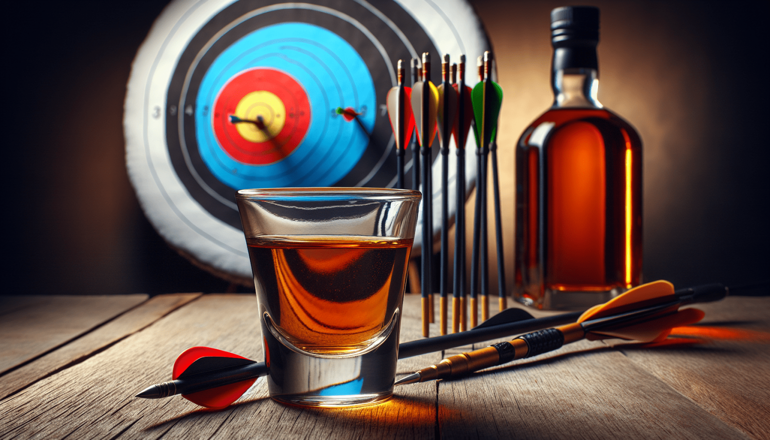 Combination Fun Alcohol and Archery: A Dangerous Combination - Fun Drinkin Games