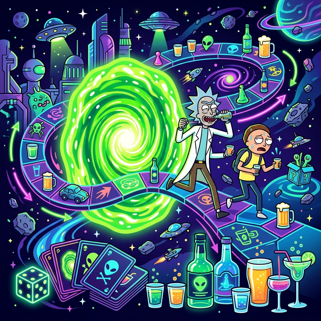 Rick and Morty Drinking Game