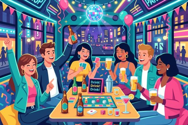 Riding High: The Ultimate Bus Bar Drinking Game