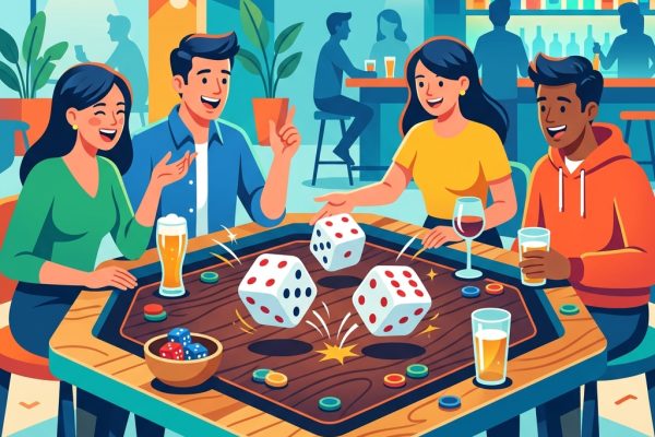 Rolling with C-Low: A Fun Dice Drinking Game