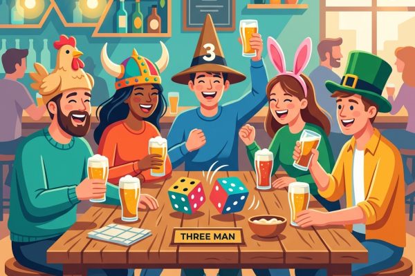 Three Man Drinking Game