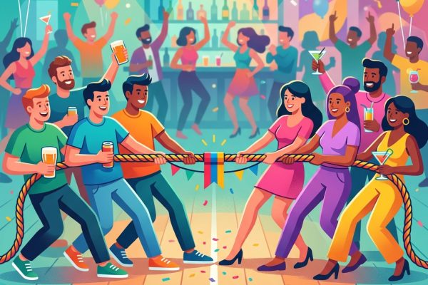 Tips for a Fun Tug of Booze Drinking Game