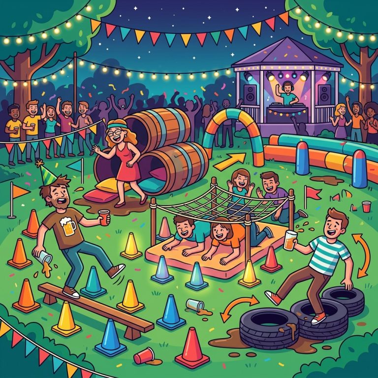 Tipsy Challenge: Navigating the Drunk Obstacle Course